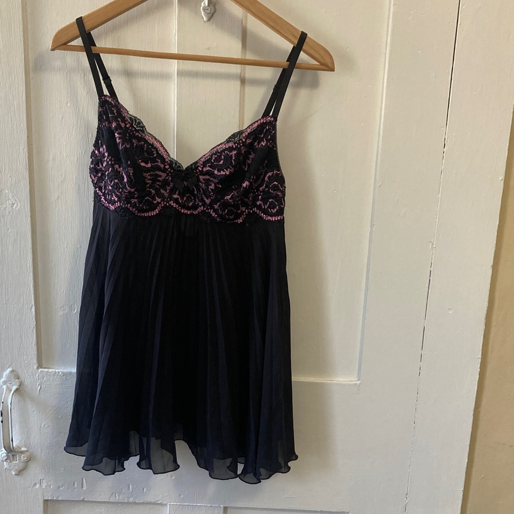 Seductivewear Black Babydoll Nightie